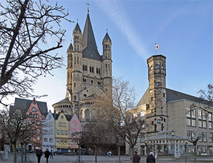 Groß St. Martin - Foto: Wikipedia-User:Thomas Robbin - GFDL